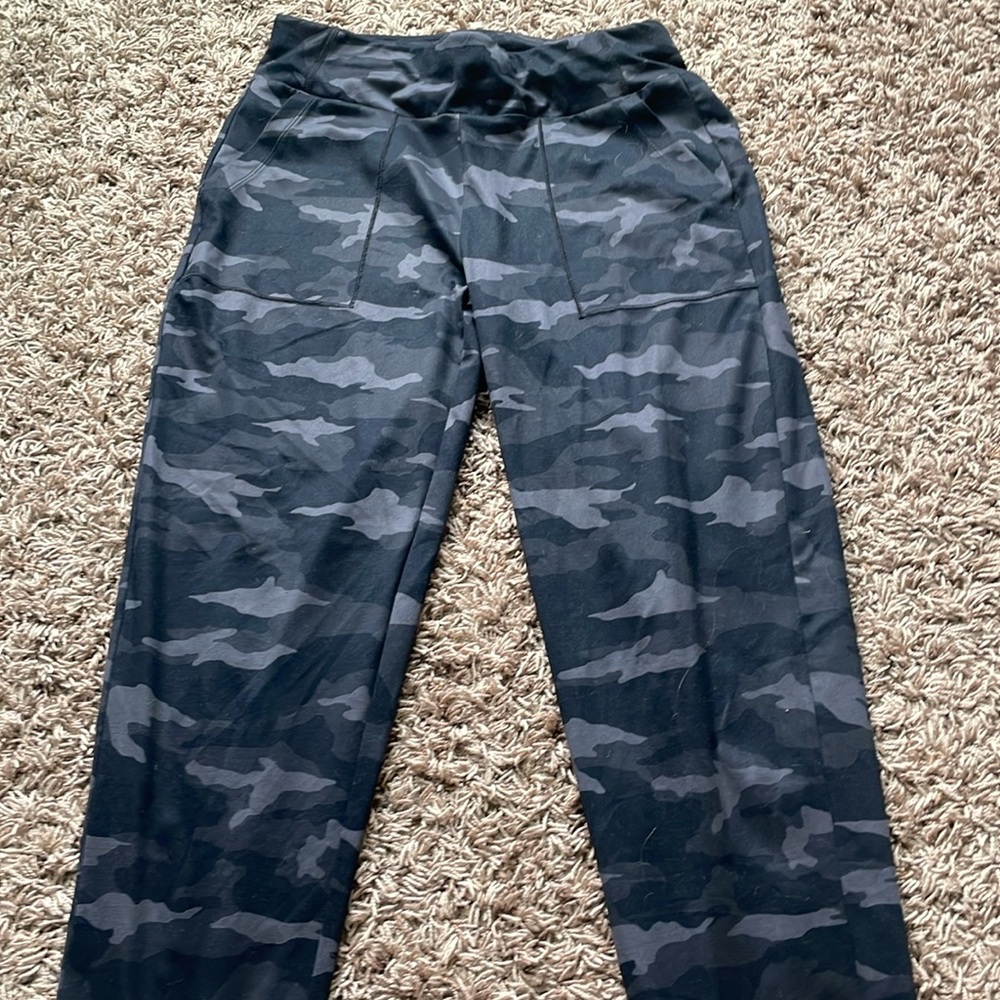 Athleta girl black camp joggers size XXL